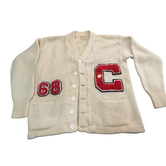 Stadium Shaker Sweater Co. Other - Vintage STADIUM SHAKER CO. WOOL VARSITY SWEATER, LETTERMAN CARDIGAN